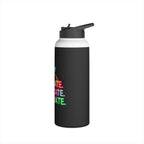 Teaching While Queer Stainless Steel Water Bottle - Perfect for Educators and Allies