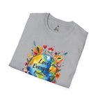 Love Everyone, Protect Planet Floral Graphic Tee