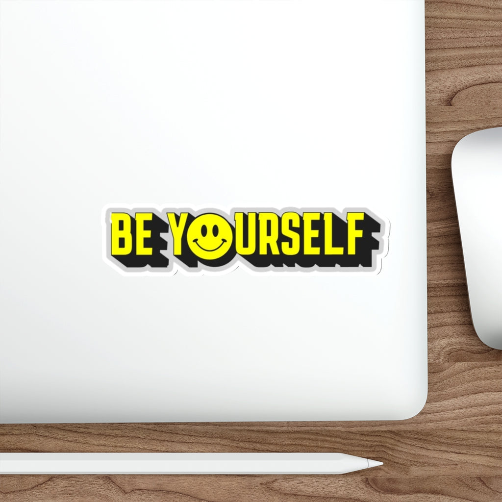 Die-Cut Stickers - Be Yourself Smiley