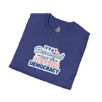 Defend Democracy Unisex Softstyle T-Shirt - Perfect for Activism and Everyday Wear
