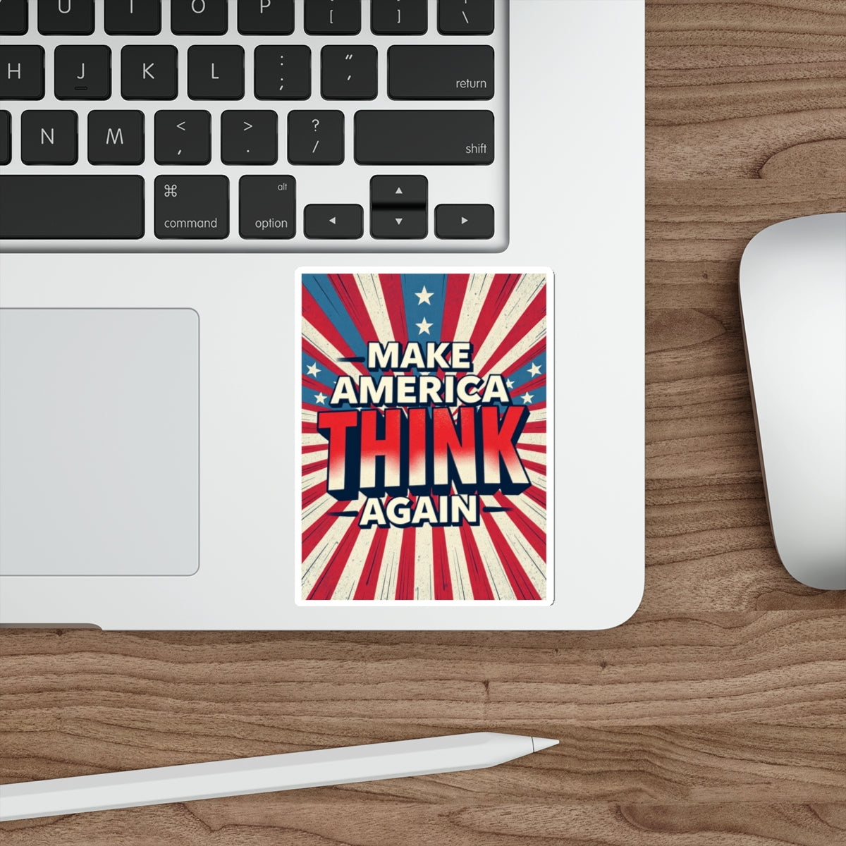 Die-Cut Stickers -  Make America Think Again