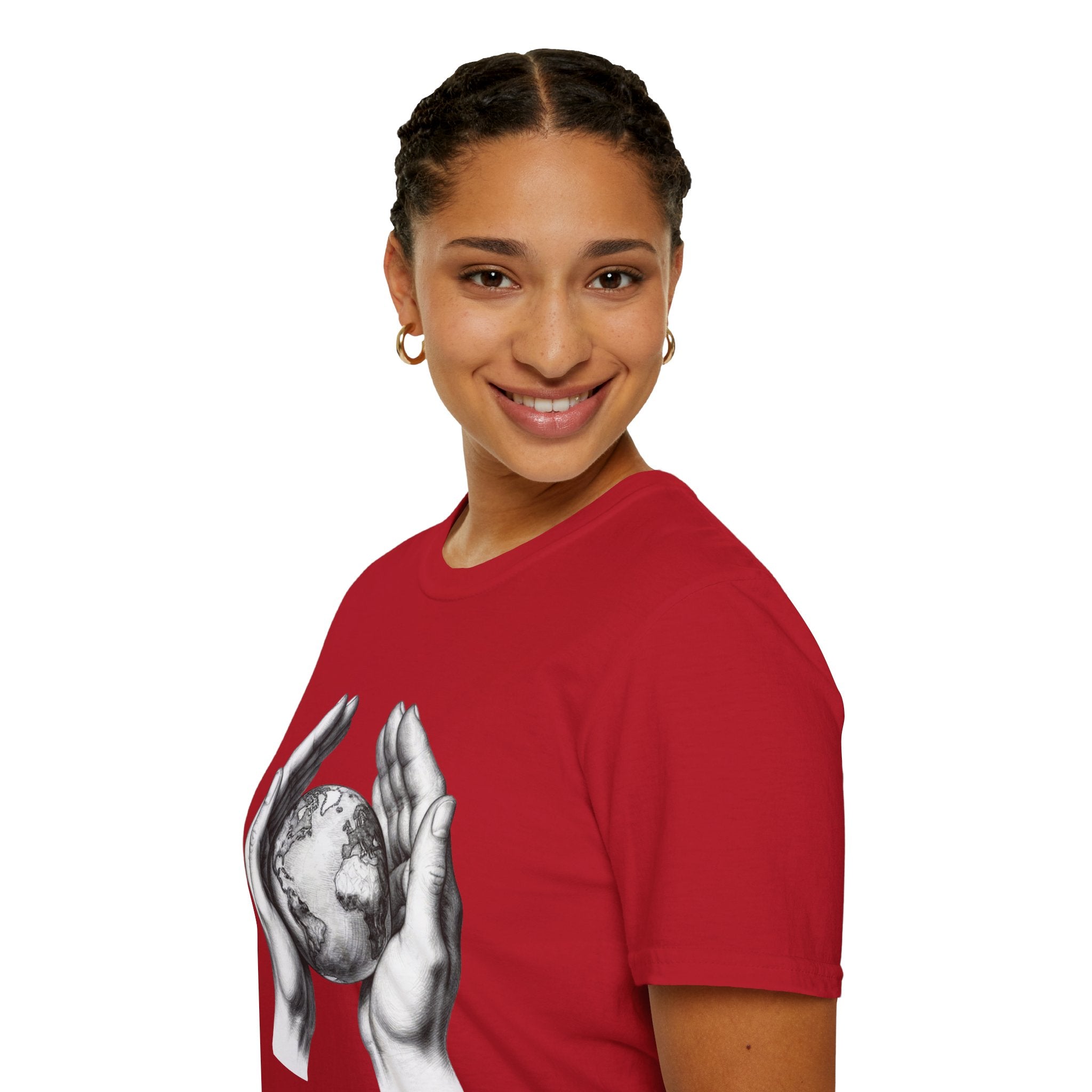 Earth in Your Hands T-Shirt — Protect the Planet Graphic Tee