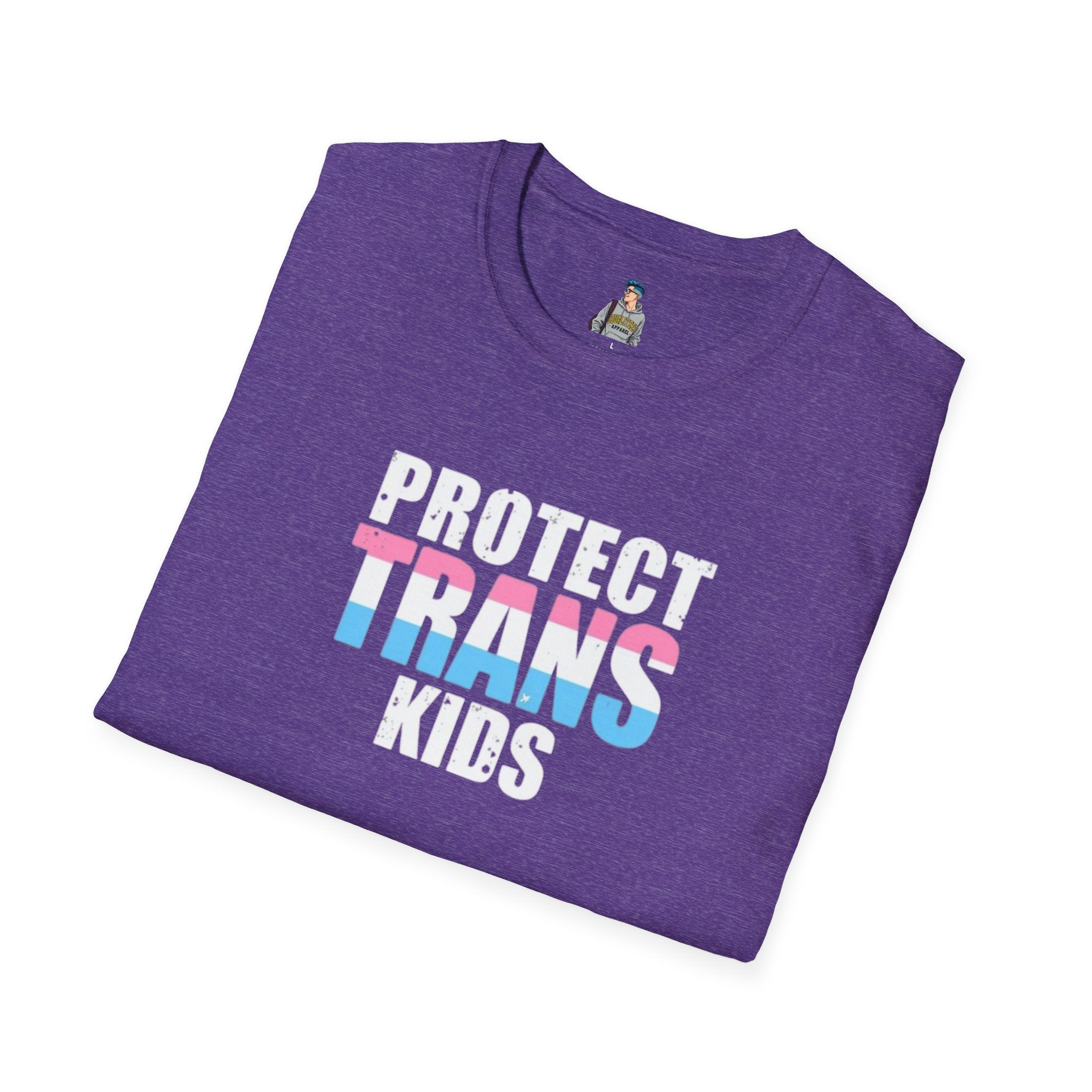 Unisex Softstyle T-Shirt - PROTECT TRANS KIDS