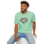 Let Your Love Flow Rainbow Heart T-Shirt