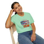 Patriotic Statement T-Shirt - Democracy Trumps the Felon
