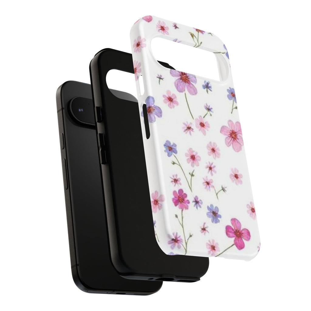Pink Wildflower Tough Case for Android