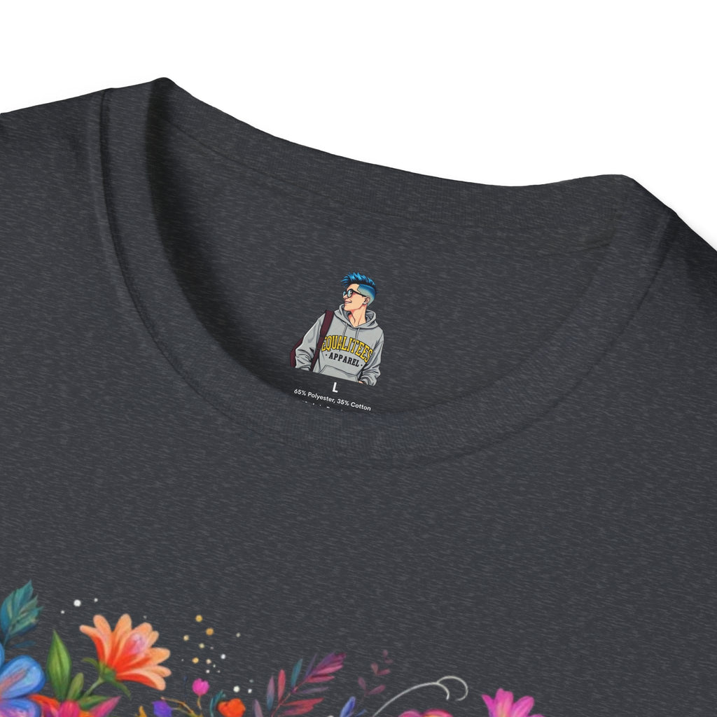 Floral 'FTP' Graphic T-Shirt