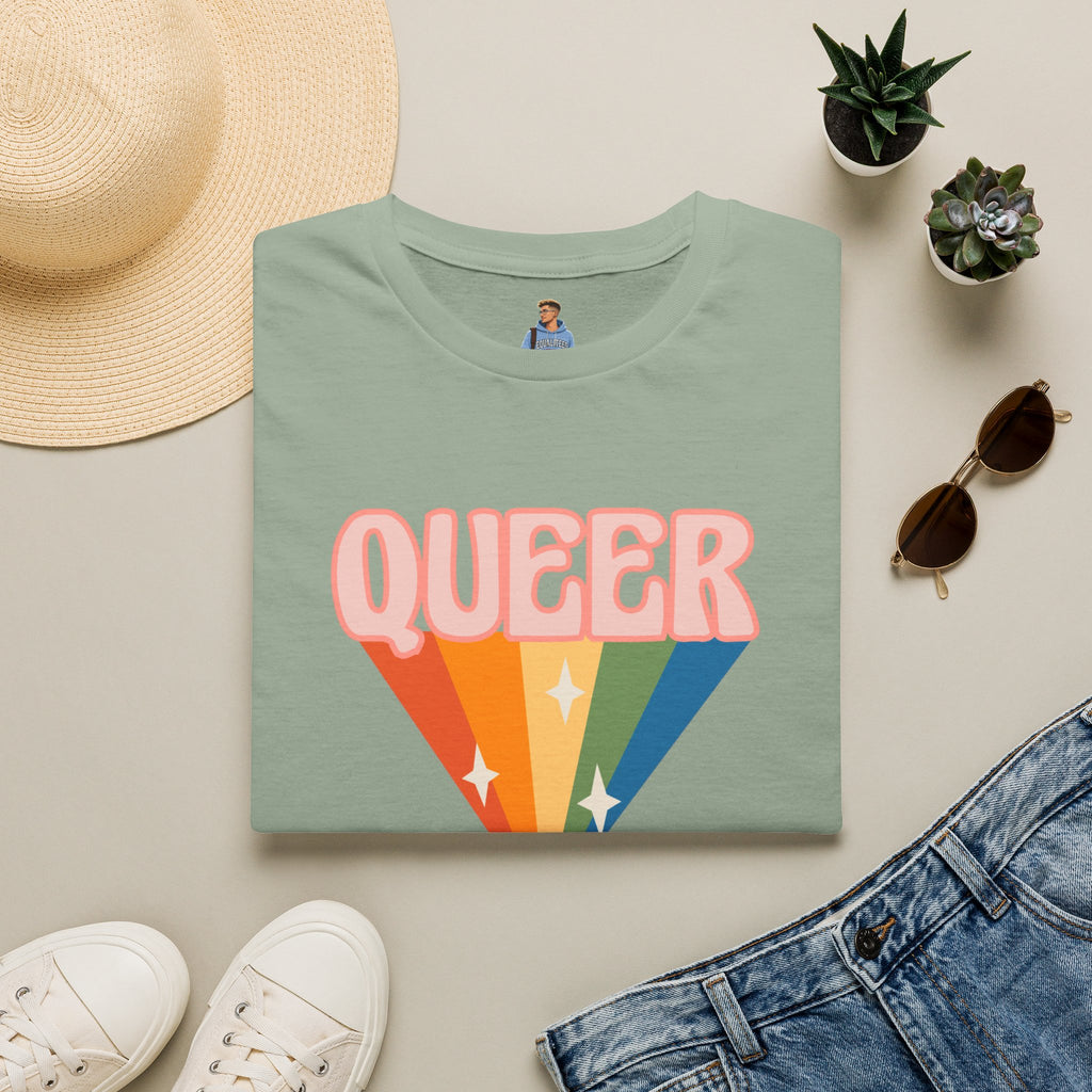 Queer Rainbow Sparkle Pride Tree Las Vegas T-Shirt