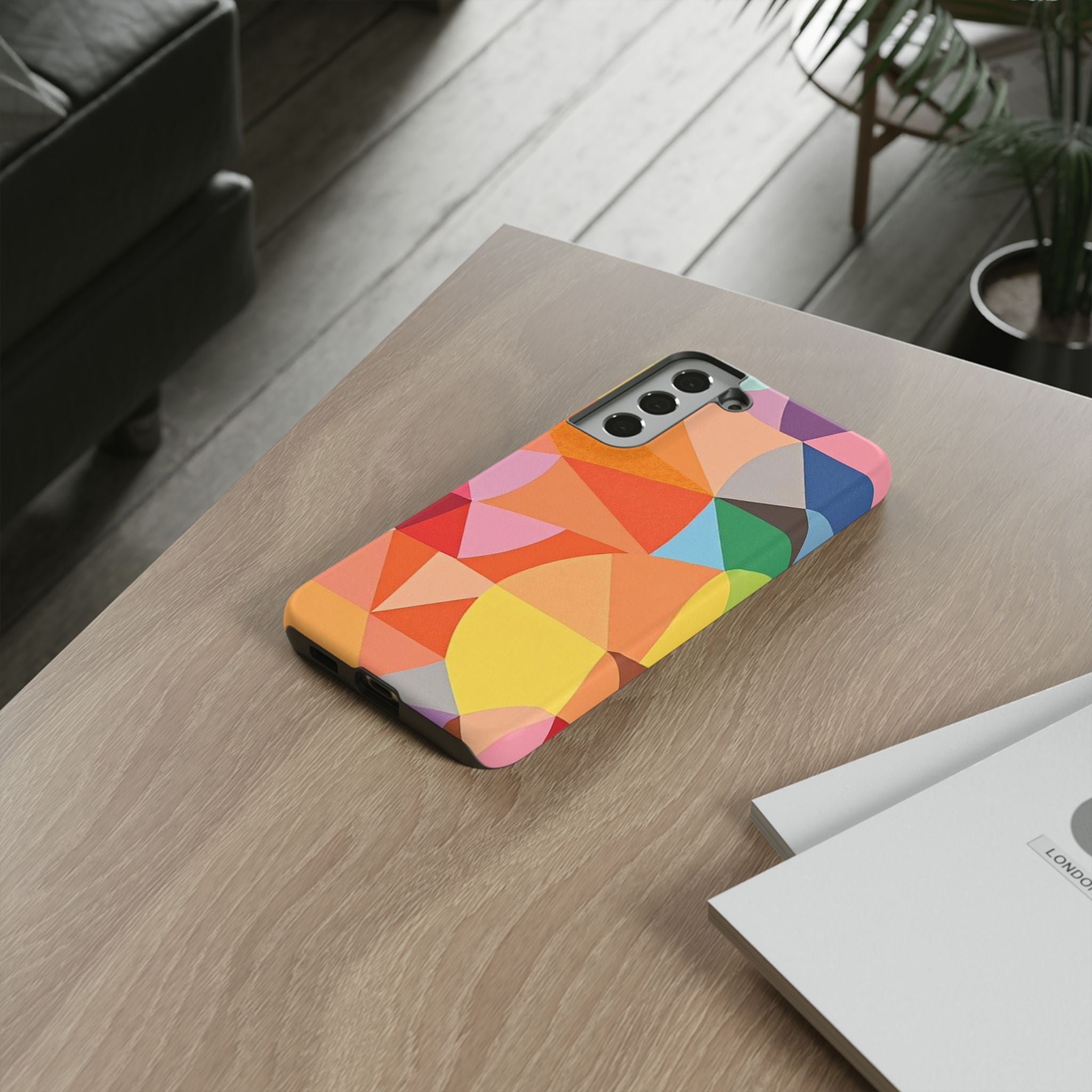 Colorful Geometric Tough Case for Android