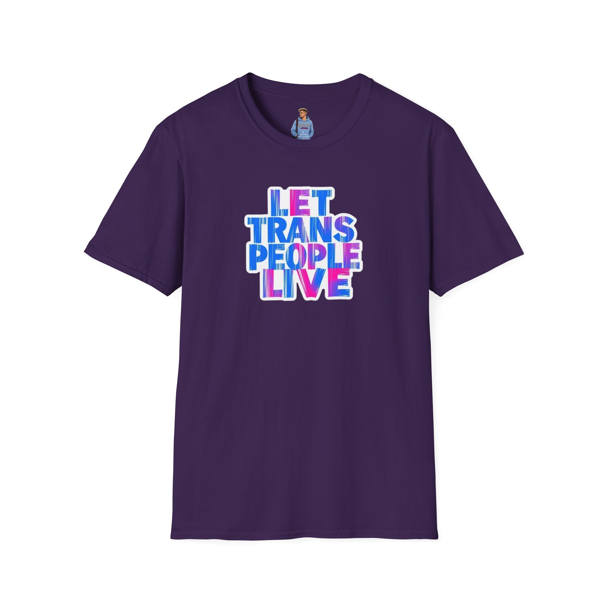 Let Trans People Live Unisex Softstyle T-Shirt