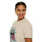 Resist - Patriotic Statue of Liberty T-Shirt - Unisex Softstyle Tee