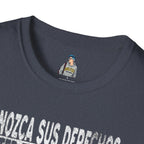 Voting Rights T-Shirt — Spanish "CONOZCA SUS DERECHOS"