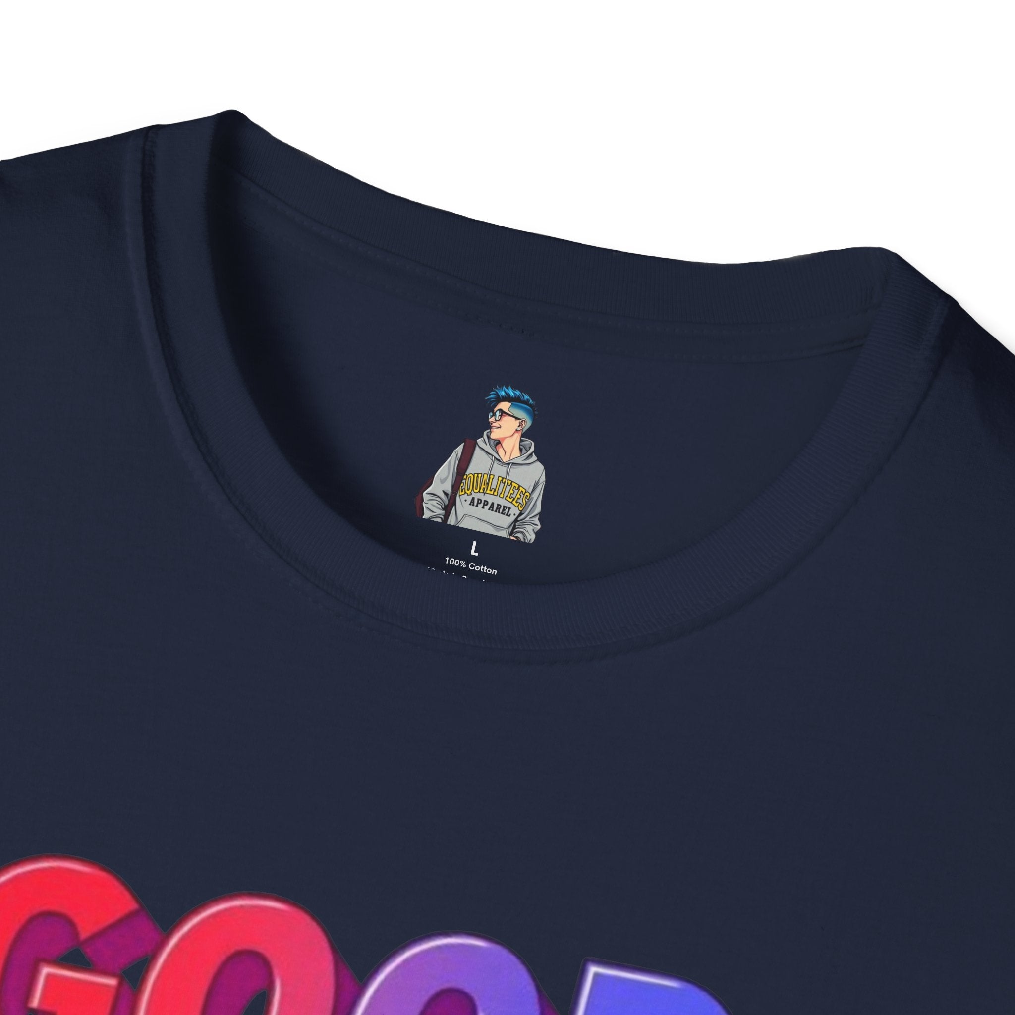 Unisex Softstyle T-Shirt - ' Rainbow Good Will Win' Positive Message Tee
