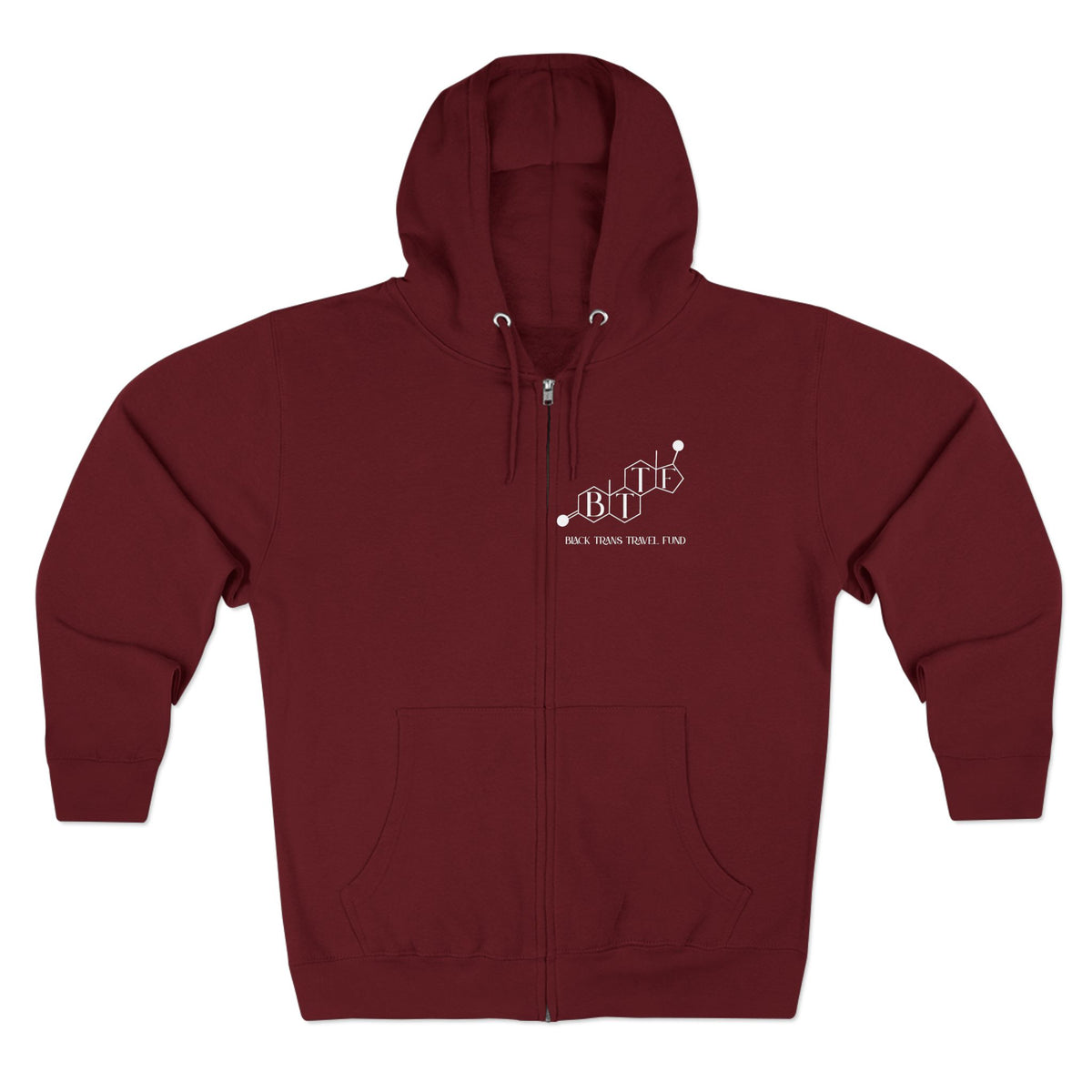 BTTF - Black Trans Travel Fund Unisex Zip-Up Hoodie