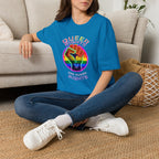 Unisex Softstyle T-Shirt - Queer Rights Are Human Rights Statement Tee