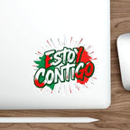 Die-Cut Stickers -  Estoy Contigo - I'm With You - Solidarity With Immigrants
