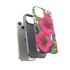 Tropical Hibiscus Phone Case for iPhone — Floral Tough Protective Cover