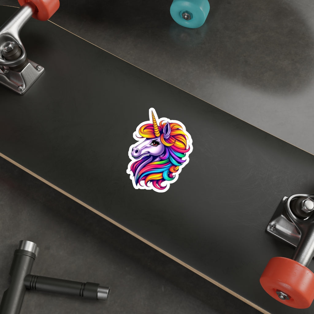 Die-Cut Stickers Purple Unicorn