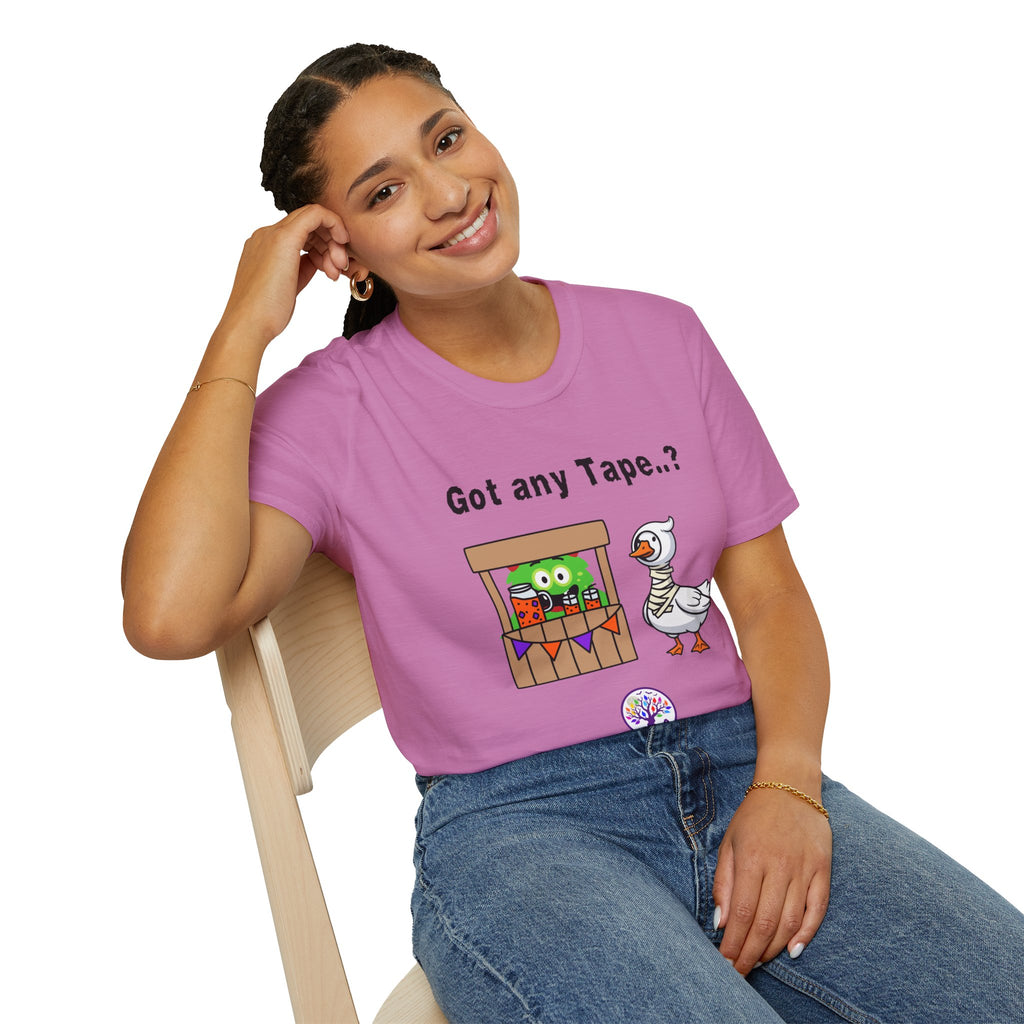 Got any Tape..? Funny Goose & Frog Market T-Shirt — Cute Animal Humor Tee