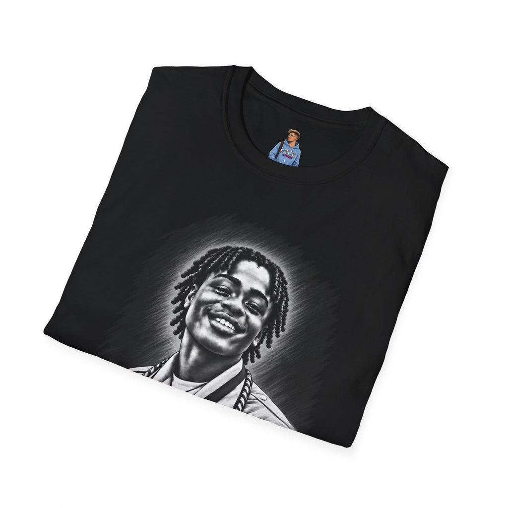 Smiling Portrait Front - In Memory of Pierre Damas Bel T-Shirt