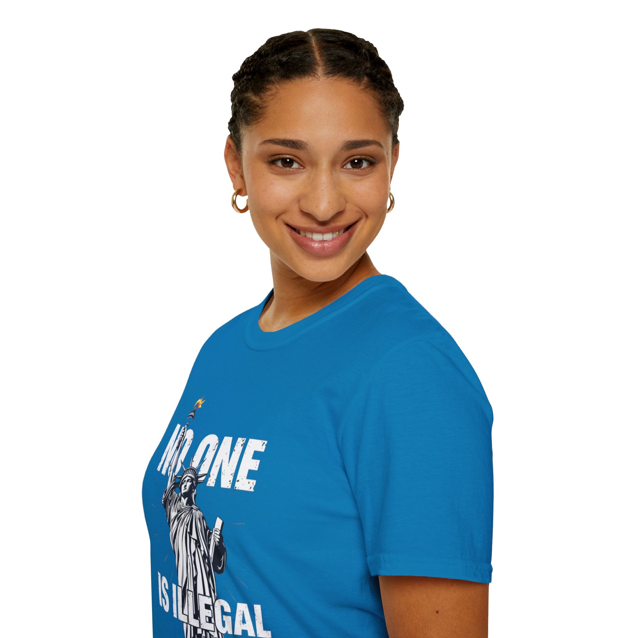 No One Is Illegal Graphic T-shirt