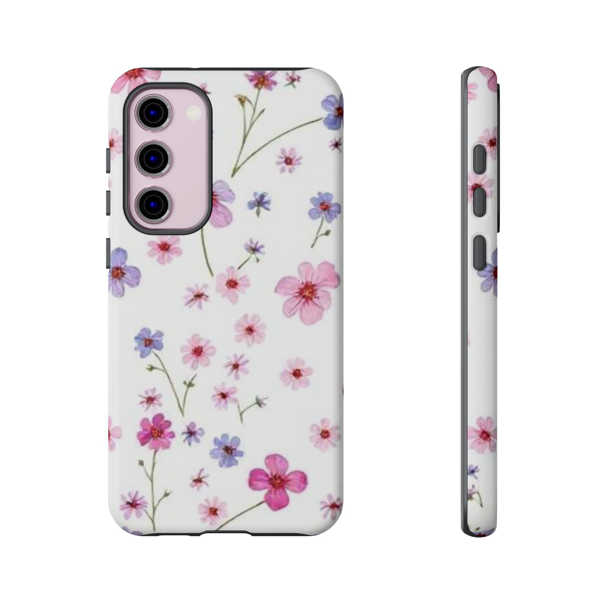Pink Wildflower Tough Case for Android