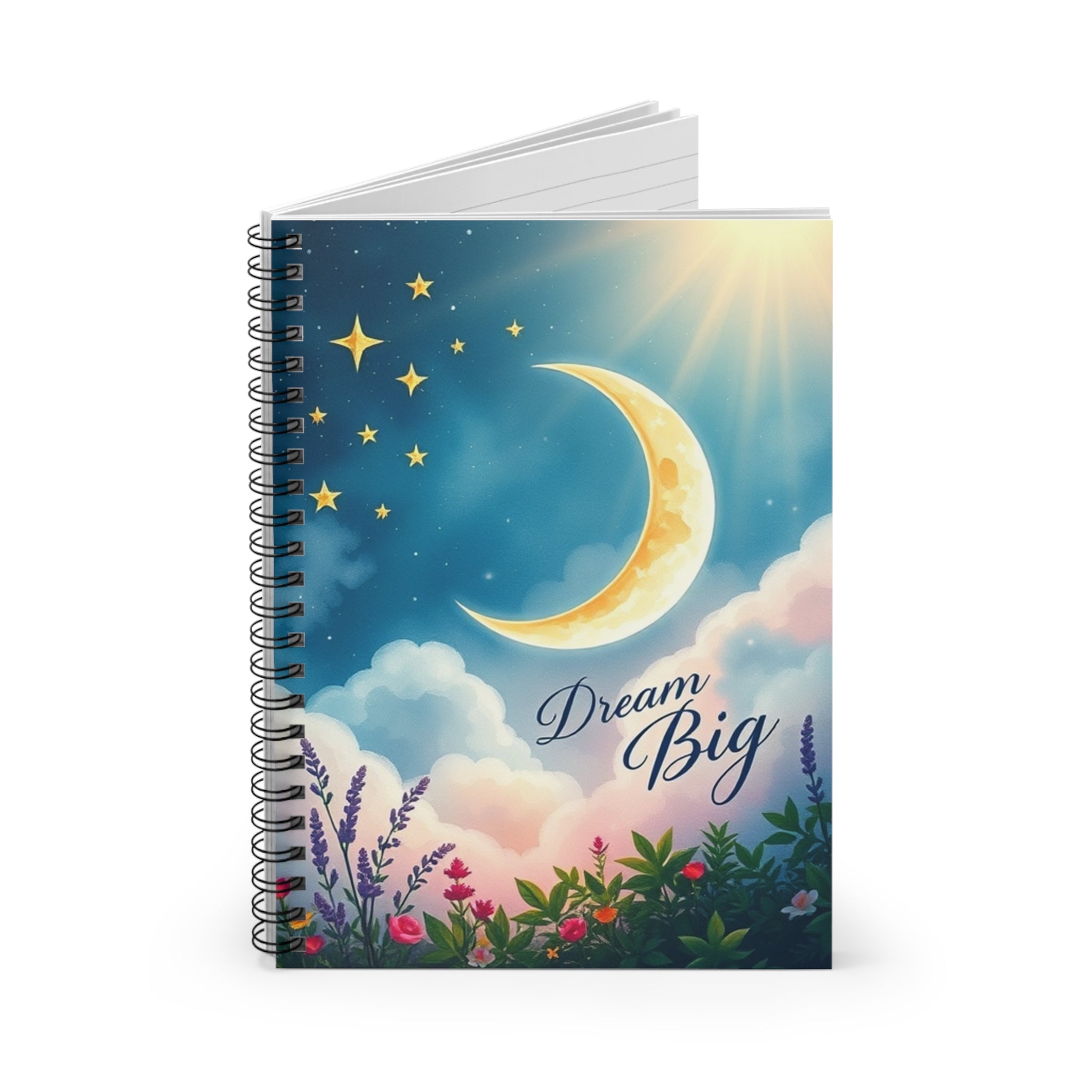 Dream Big Spiral Notebook - Inspirational Design for Goal-Setting and Journaling