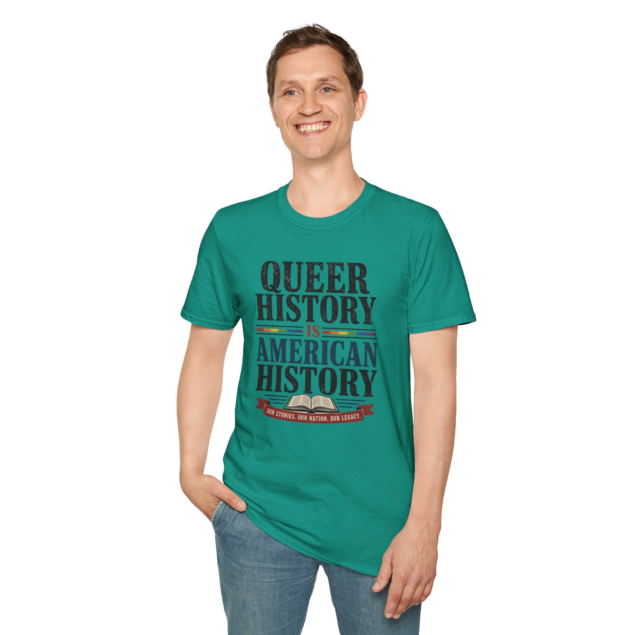 Queer History Is American — Graphic T-Shirt