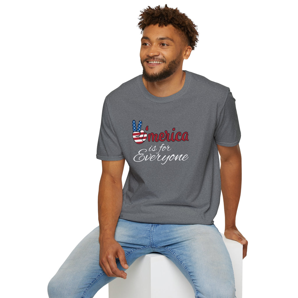 'Merica is for Everyone - Softstyle Unisex T-Shirt
