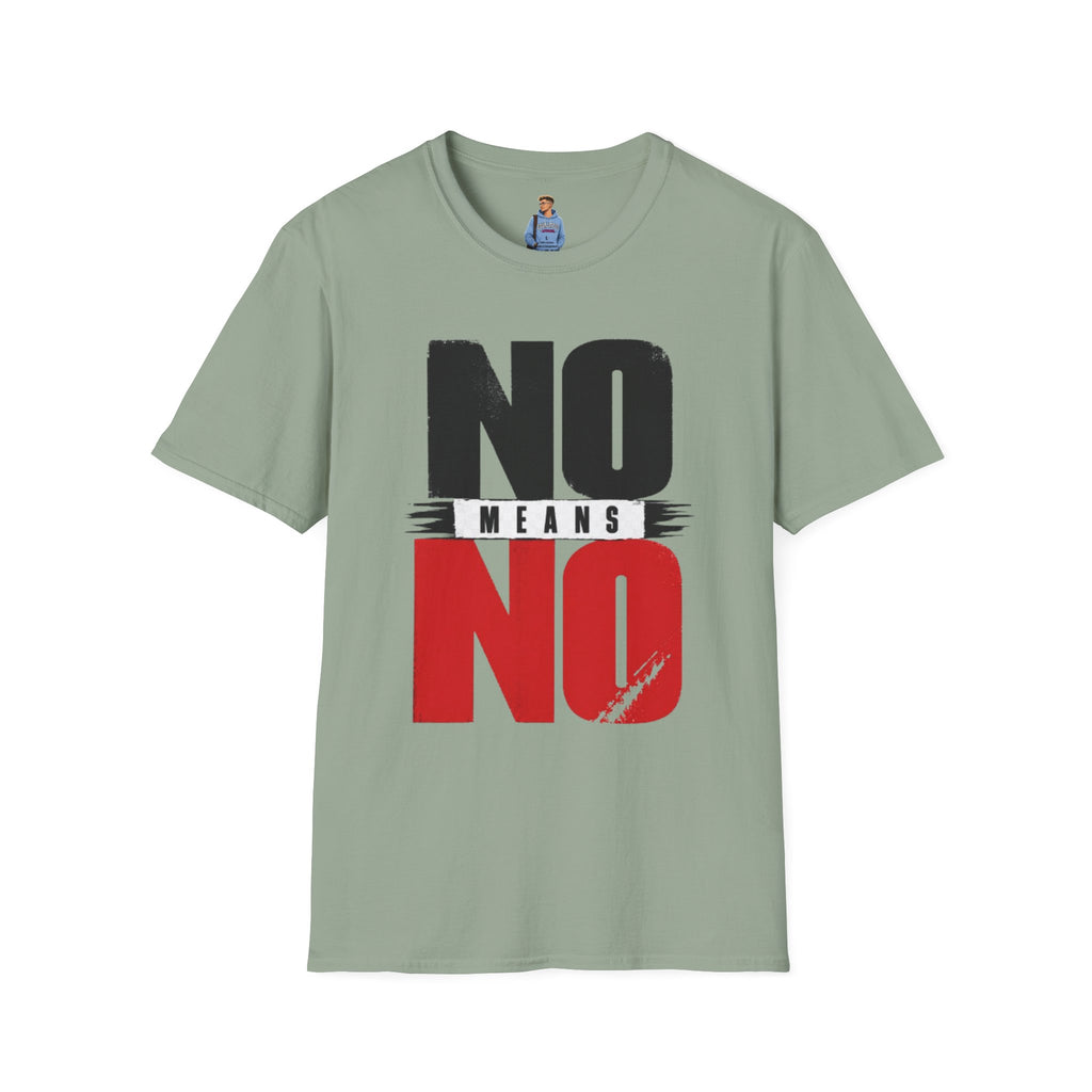 NO Means NO T-Shirt — Consent Awareness Graphic Tee