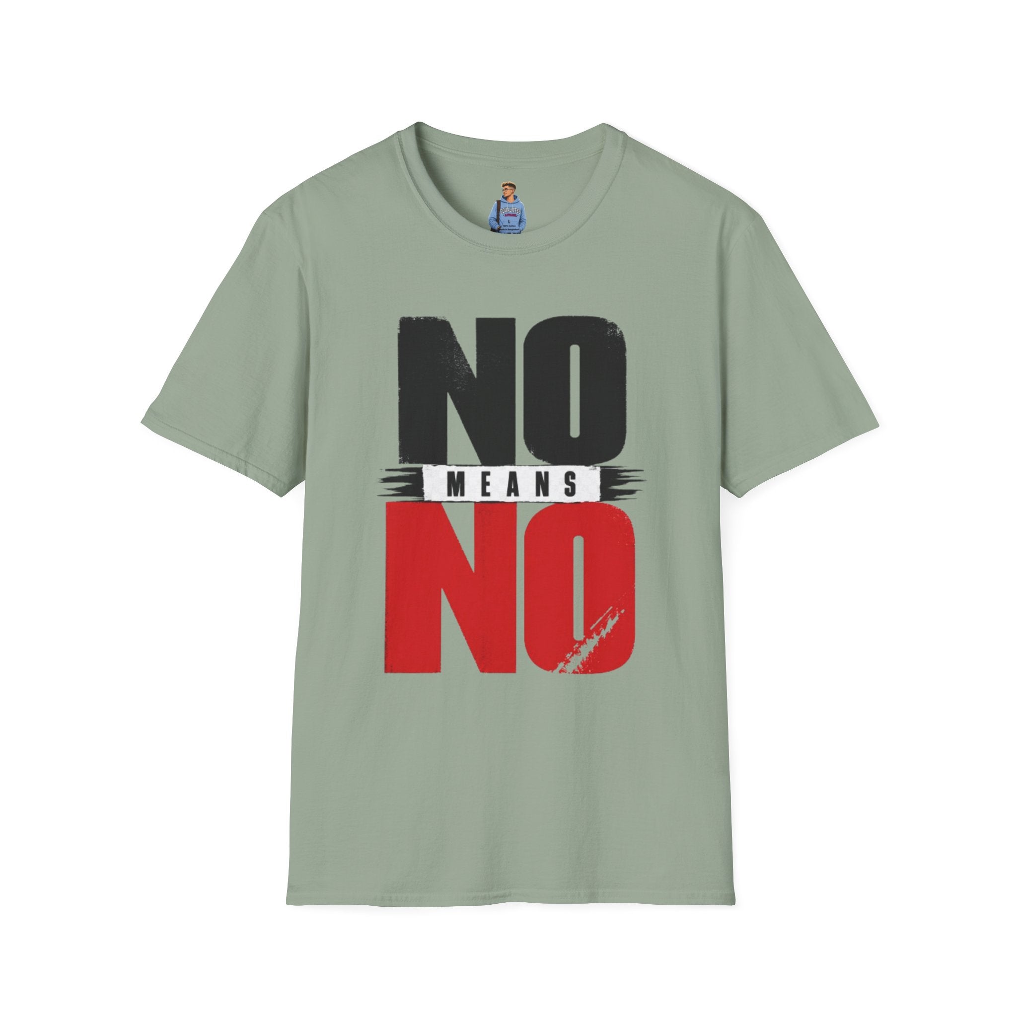 NO Means NO T-Shirt — Consent Awareness Graphic Tee