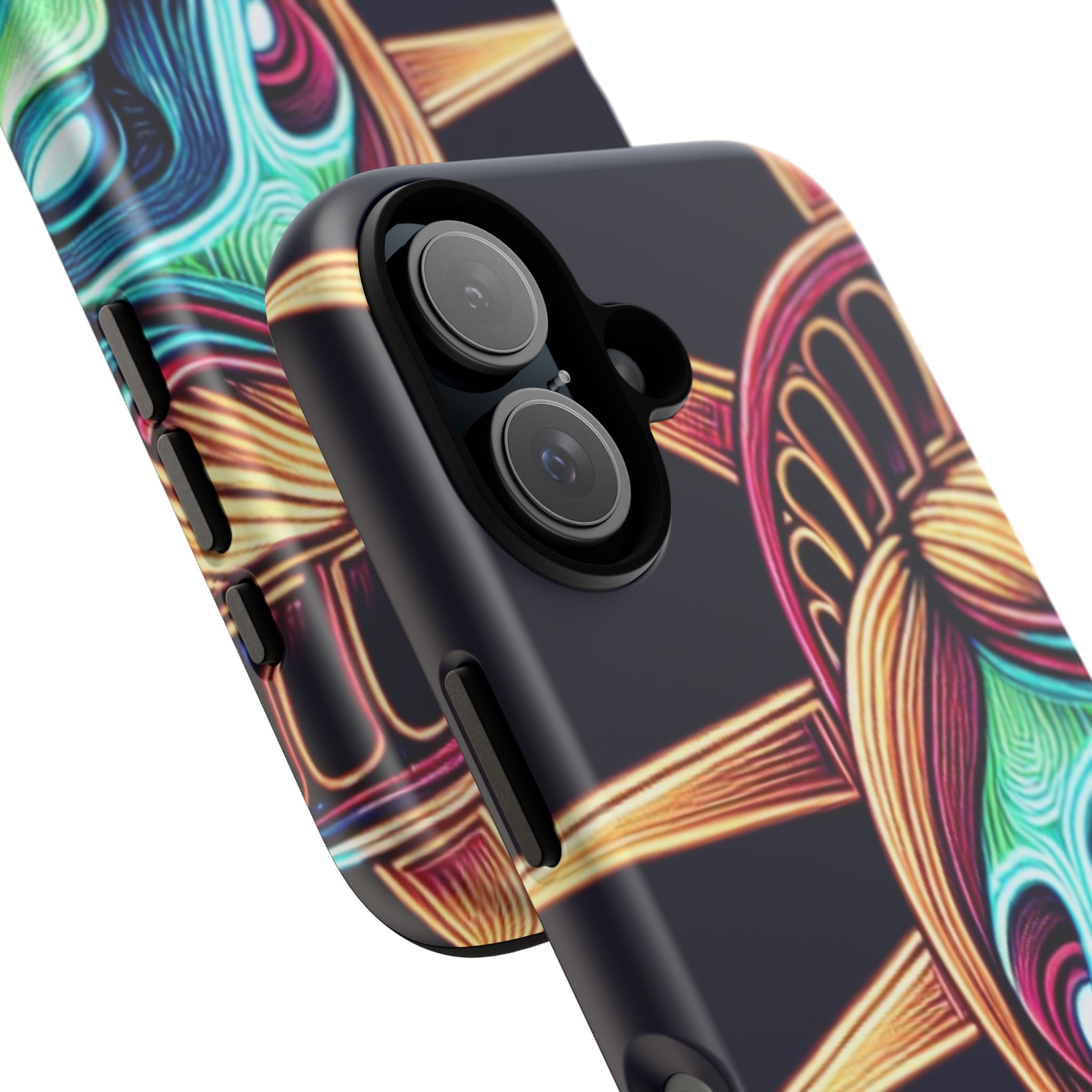 Statue of Liberty Neon Glowing Art Tough Case for Android & iPhone