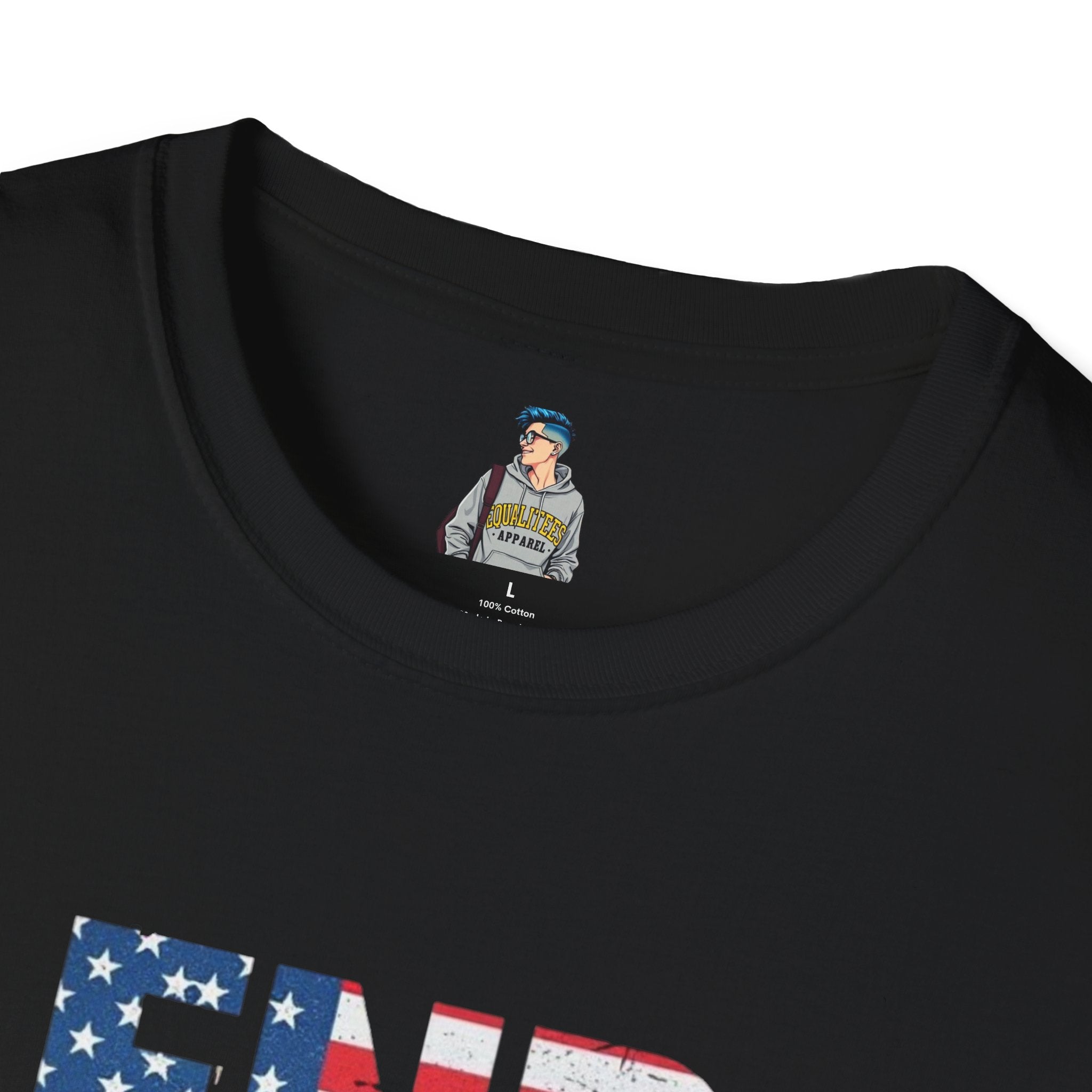 End Fascism Unisex Softstyle T-Shirt | Bold Patriotic Statement Tee
