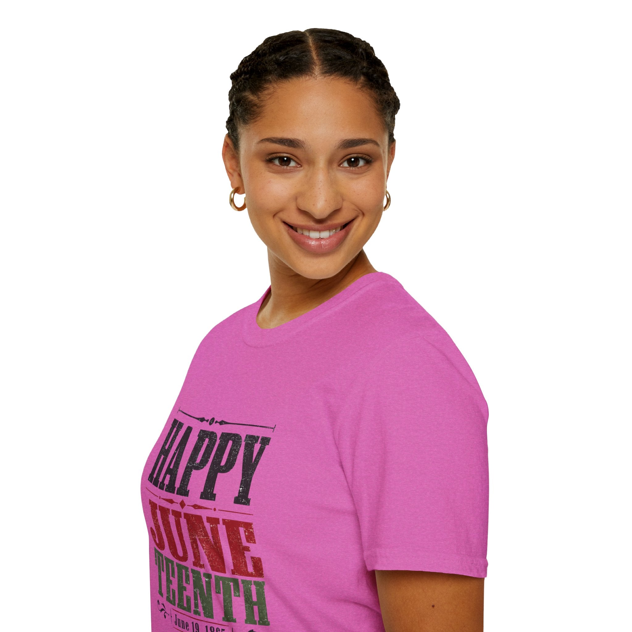 Juneteenth T-Shirt — "Happy Juneteenth" Celebration Tee