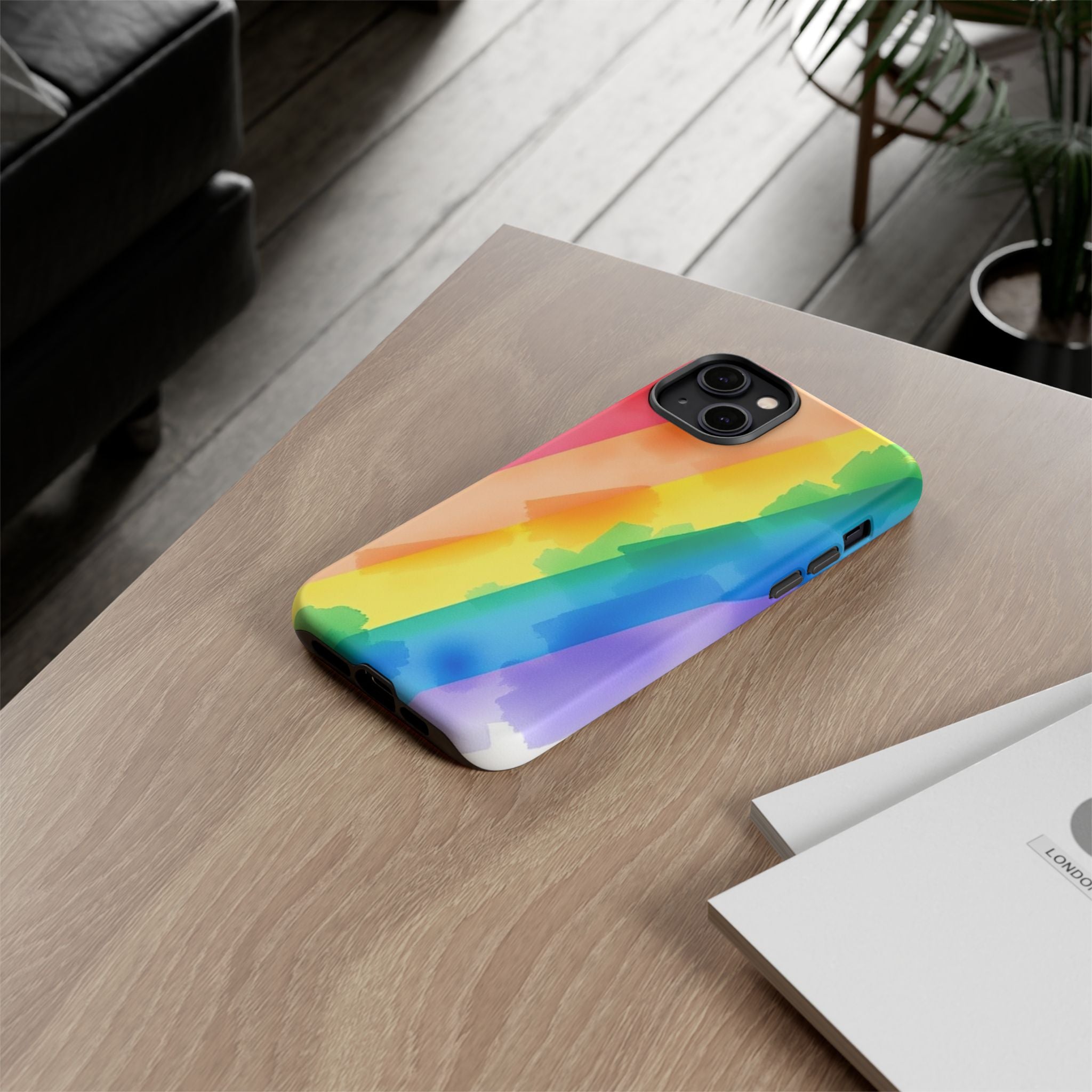 Rainbow Watercolor Art Tough Cases For Android & iPhone