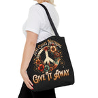 Love Costs Nothing, Give It Away Flag Tote Bag
