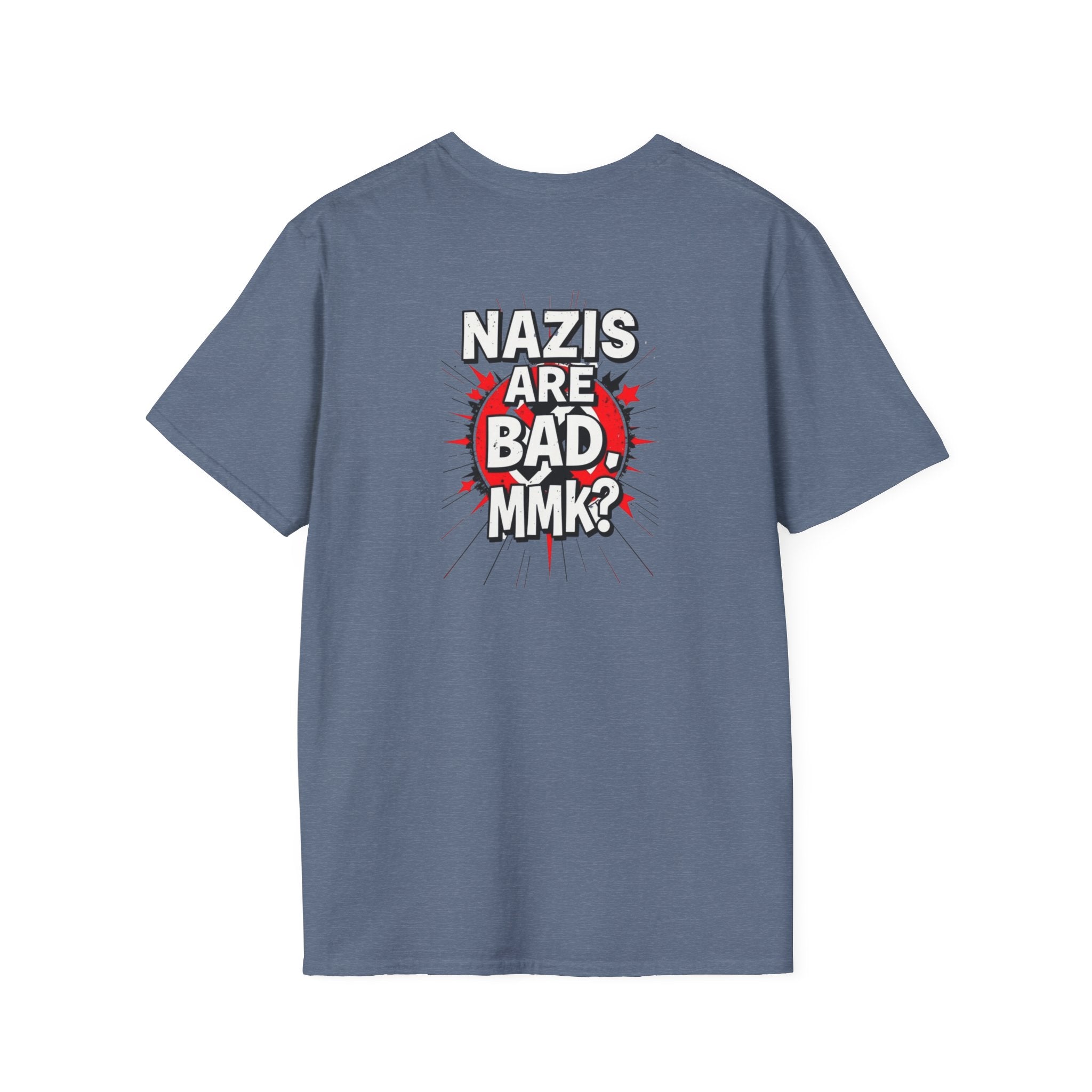 Unisex Softstyle T-Shirt: 'Our Grandparents Fought Fascists' Patriotic Tee