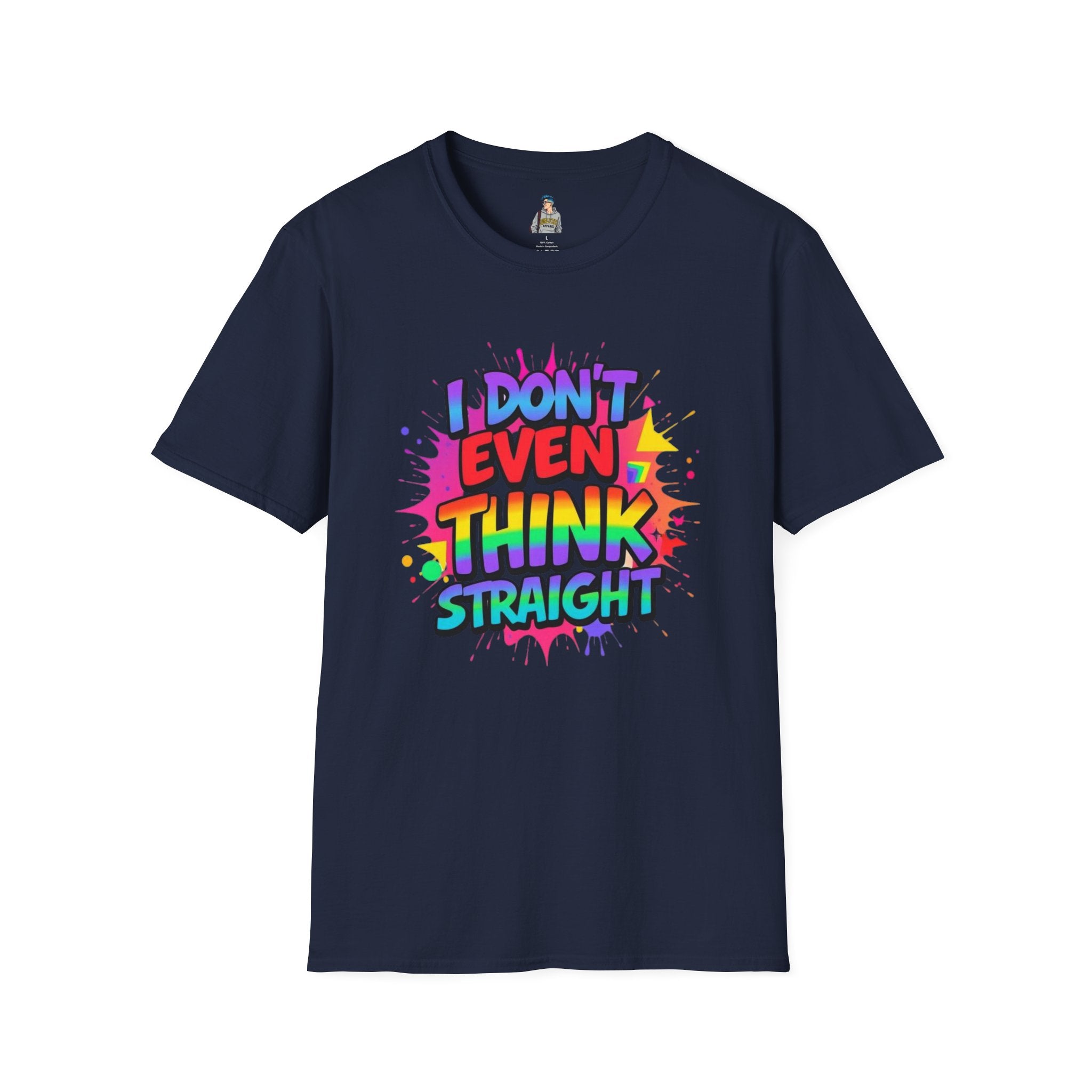 Colorful Humor T-Shirt, Pride Apparel, Gift for Friends, Casual Wear, Fun Statement Tee