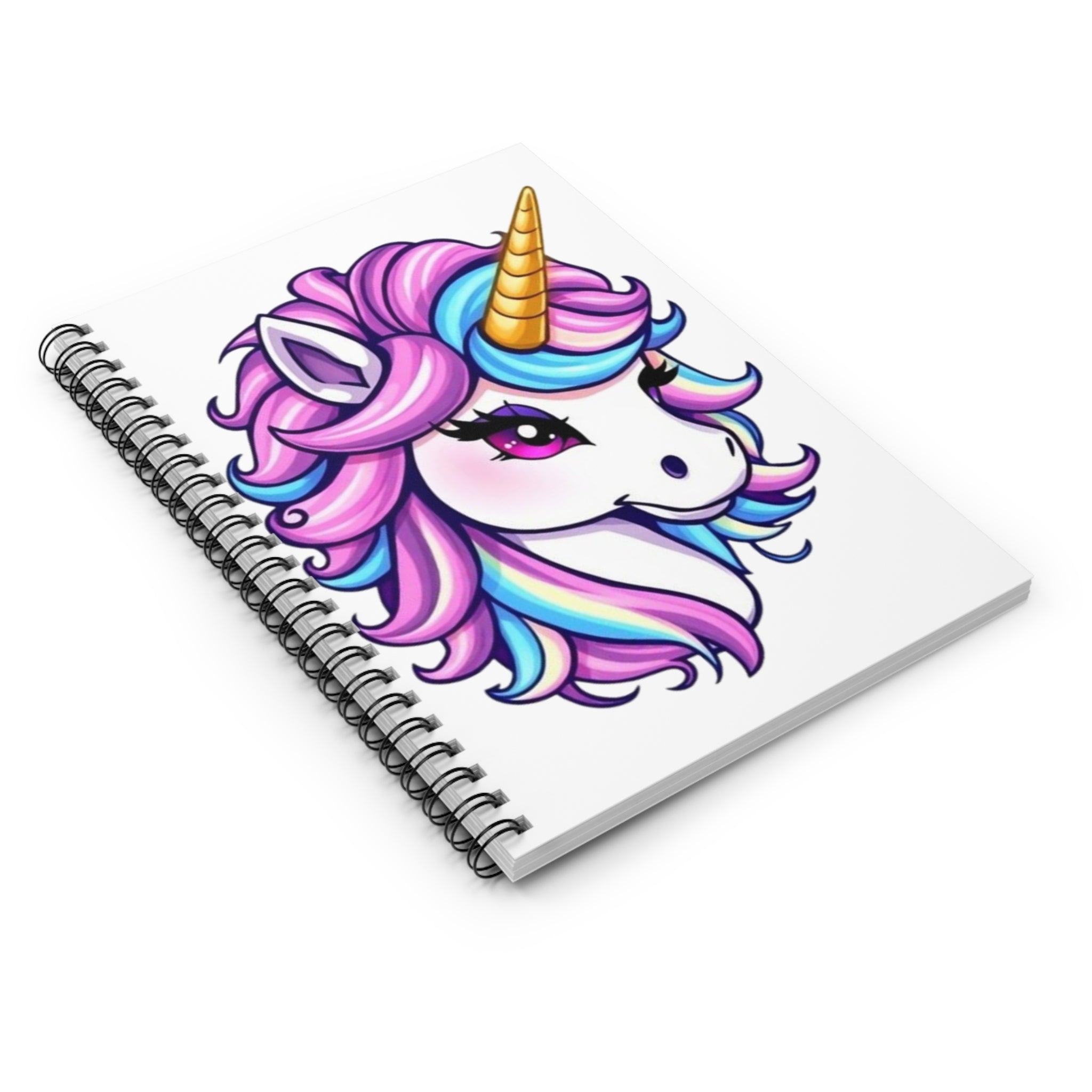 Magical Unicorn Spiral Notebook - Ruled Lines for Kids and Unicorn Lovers