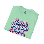 Trans Rights T-Shirt — "Some People Are Trans. Get Over It." Colorful Pride Tee