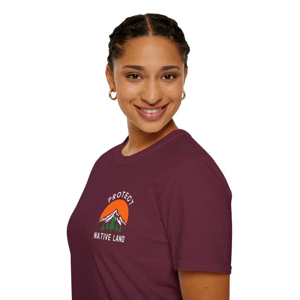 Protect Native Land Softstyle Unisex T-shirt