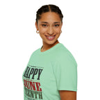 Juneteenth T-Shirt — "Happy Juneteenth" Celebration Tee
