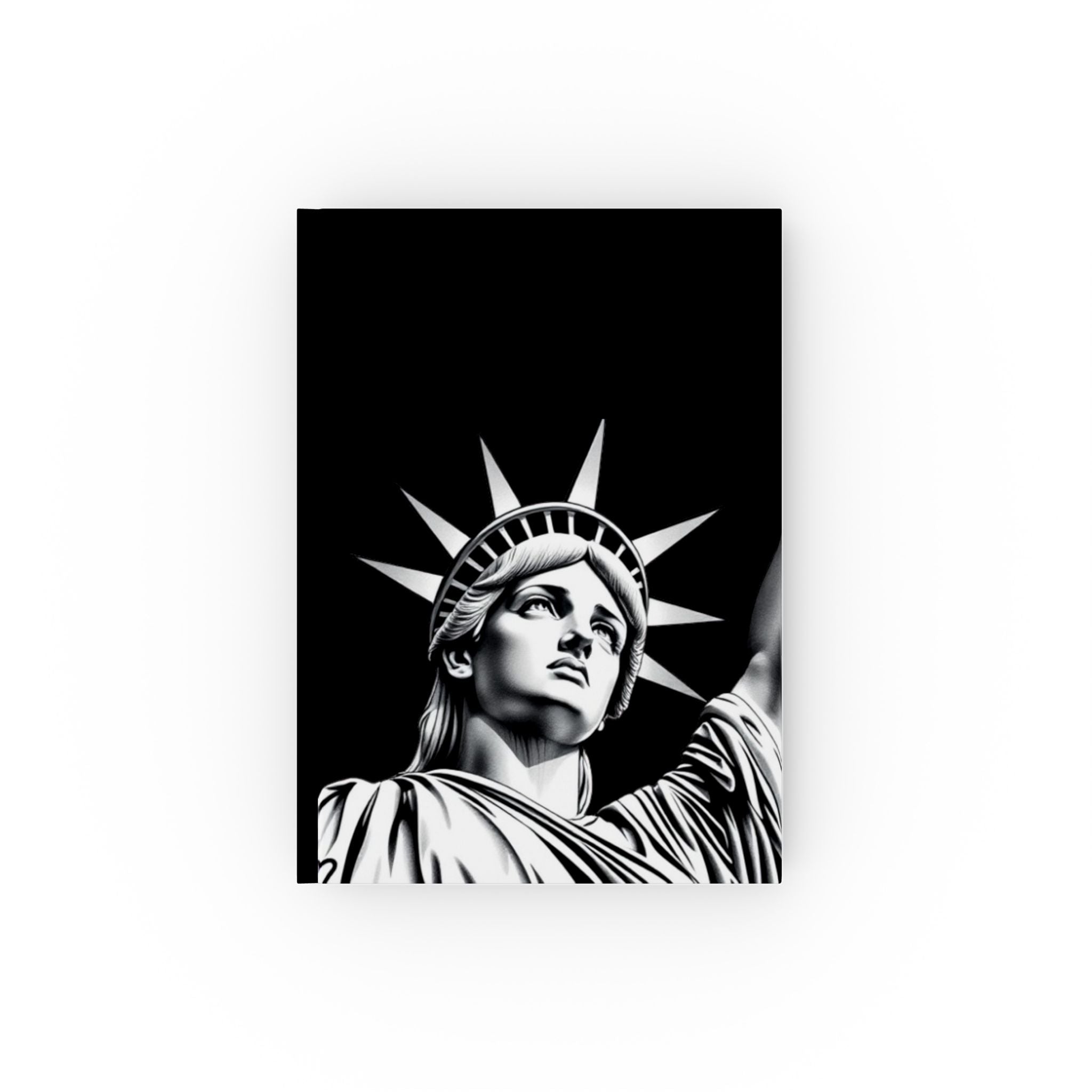 Sketch of Lady Liberty Hard Backed Journal - Perfect for Gifts, Journaling, and Celebrations