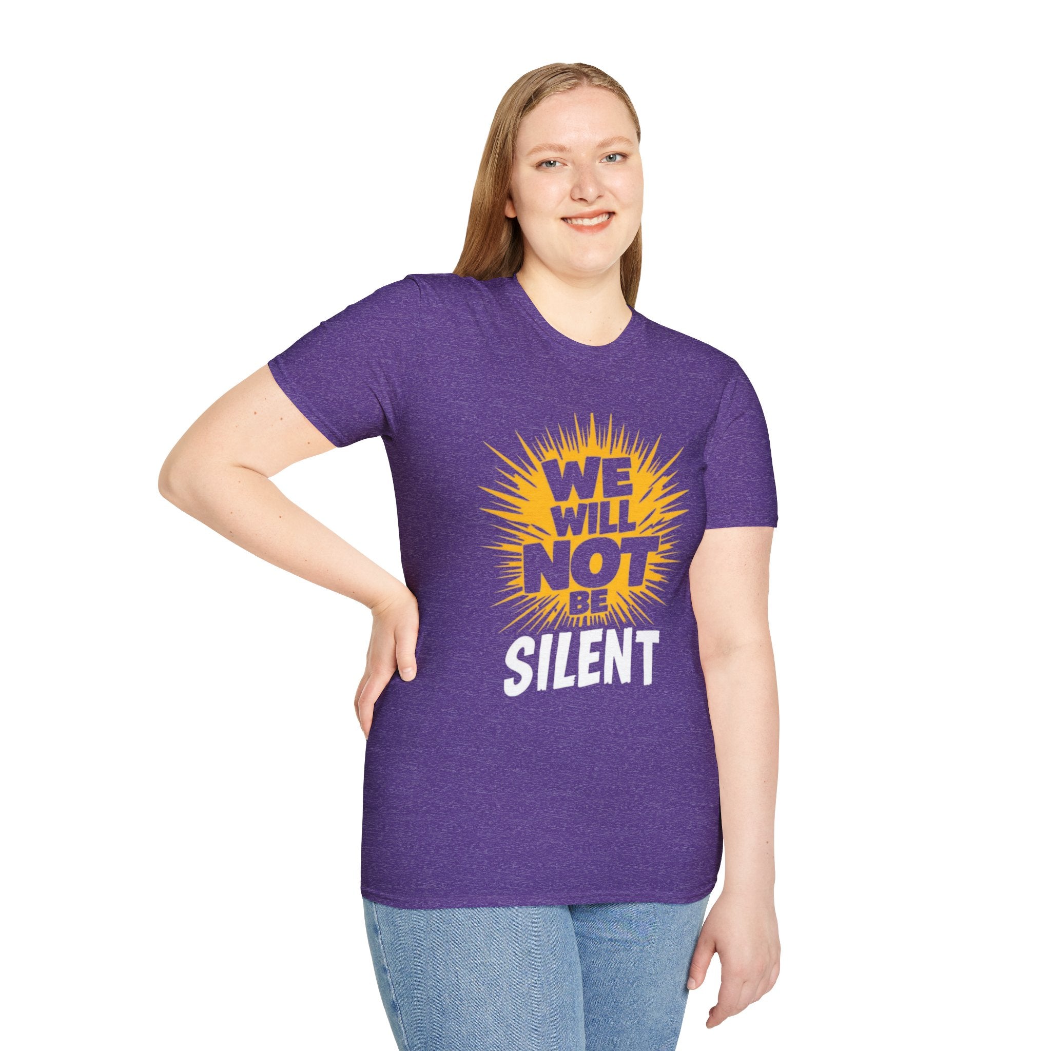 Empowerment Graphic Tee - We Will Not Be Silent | Unisex Softstyle T-Shirt