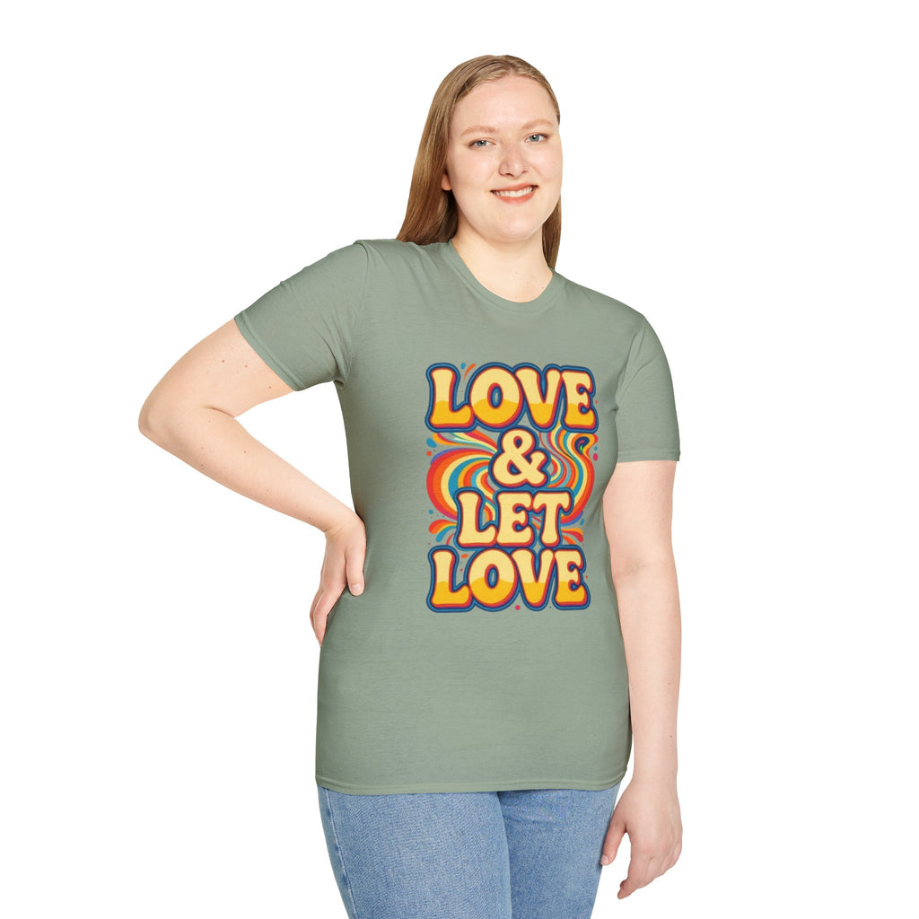 Love & Let Love Retro T-Shirt