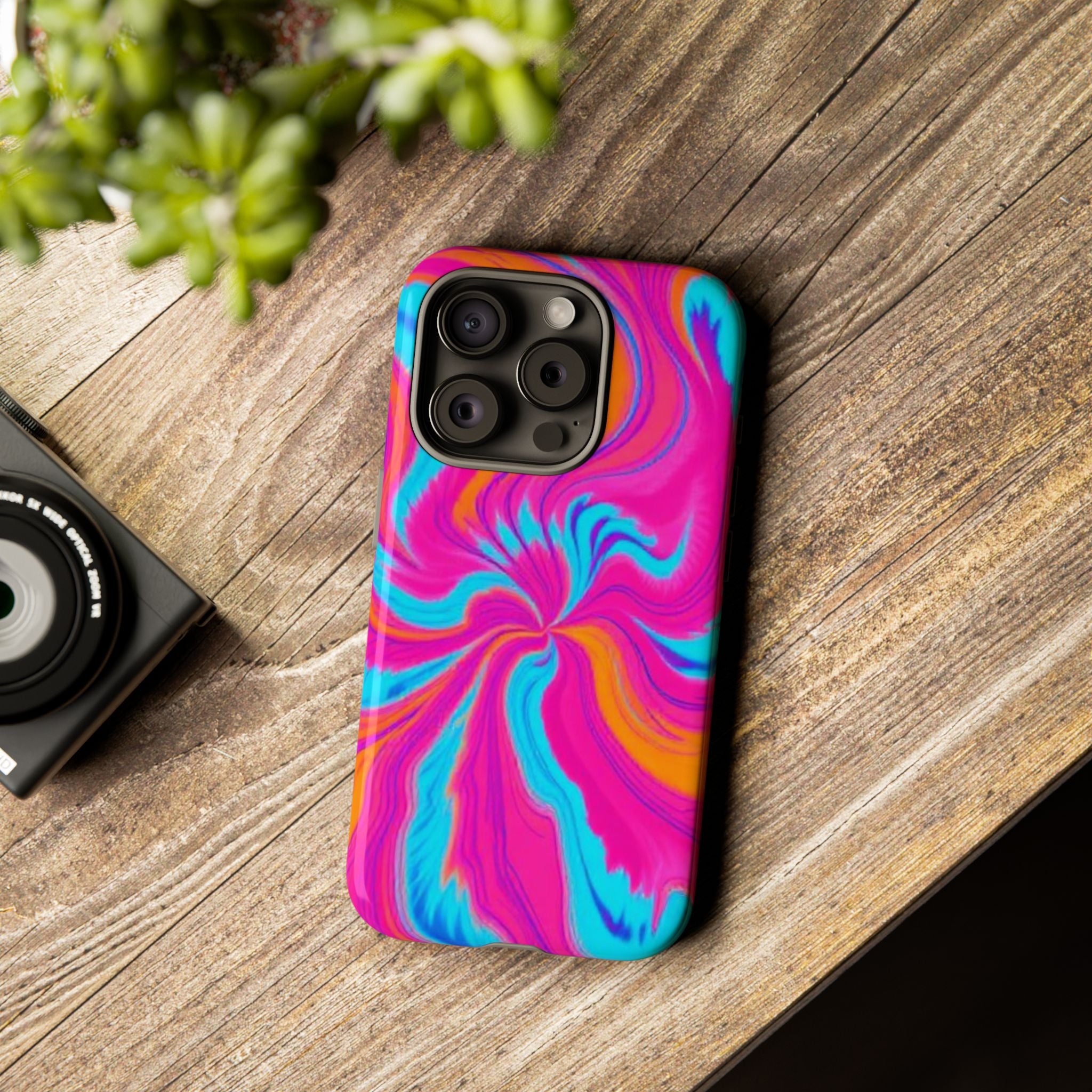 Psychedelic Swirl Tough Phone Case for iPhone