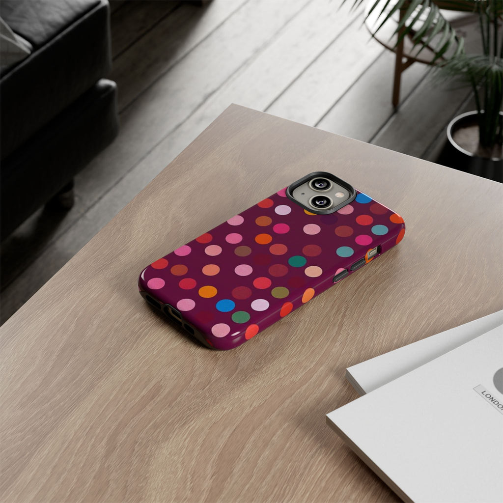 Polka Dot Tough Case for iPhone