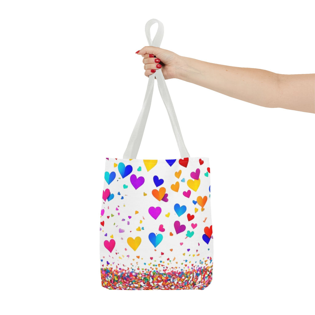 Falling Hearts Tote Bag