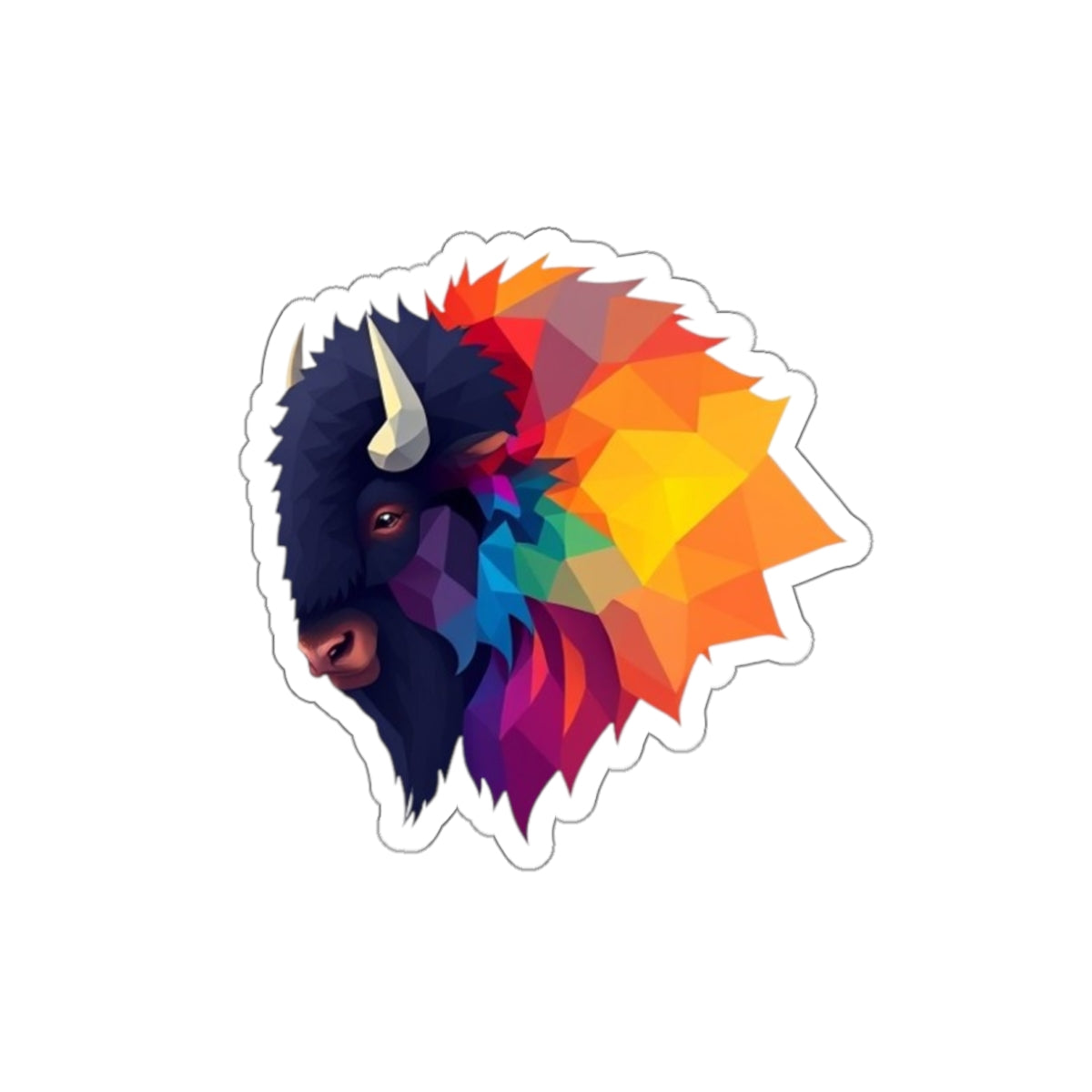 Die-Cut Stickers - Pride Bison