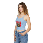 Fierce Female Floral Spaghetti Strap Tank Top